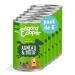 Edgard & Cooper Dog P t (Lamb & Beef 400g x 6) Grain Free Fresh Meat & Quality Protein Real Ingredients for Dogs Hypoallergenic No Added Sugars