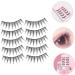 Housoutil 10 Pairs Fake Eyelashes False Eyelashes Individual False Lashes Wispy Natural Lash Extension Dollsthetic Lashes Soft Light Fake Lash Lashes Fluffy Wispy Fake Lashes Fiber Prom Set - Buy Online on GoSupps.com
