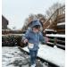 Volunboy Baby Boys Fleece Hooded Jacket - Sherpa Lined Toddler Full Zip Coat, Blue (2-3 Years) - Buy Online on GoSupps.com