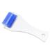Manual Silicone Dust Roller Silicone Cleaner Roller Dust Remover Roller with Static Electric Function Adsorb Small Impurities Aluminum Handle Blue Roller(3cm / 1.2in)