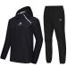 HOTSUIT Sweat Jacket/Sweat Suit Men's Tracksuit Sports Suit Fitness Sweat Suit Training Pants - Nano-Silver V2.0 L Black