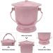 Angoily Chamber Pot with Lid Handle Urine Pots Bedpan Urine Bucket Potty Urinal Bottles for Home Pink - Buy Online on GoSupps.com