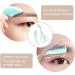 3 Pcs Eyebrow Grooming Set with Razor, Scissor, and Comb - Green | Eyelash Hair Remover and Shaping Tool for Men and Women - Buy Online on GoSupps.com