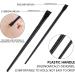 6-piece makeup brush set flat brow brush angled eyeliner brush eye shadow applicator makeup tools to cover facial imperfections shape brows apply highlights and shadows - Buy Online on GoSupps.com