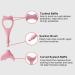 Silicone Makeup Stencil Multifunctional Mascara Applicator Tool | Mascara Applicator Tool for Beginners Stencil Pads for Winged Eyeliner Lashes Lip Liner Beauty Ruler Money money Pink - Buy Online on GoSupps.com