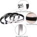 3 Pcs Ion Therapeutic Titanium Wristband Set Adjustable Therapeutic Lympunclog Titanium Wristband Pro Therapy Bracelet for Men Lover Valentines Day(Black White Blue) - Buy Online on GoSupps.com