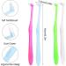 Sibba 4 Pack Tufted Brush Set - Soft Orthodontic Dental Brushes for Detail Cleaning - Buy Online on GoSupps.com