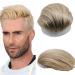 NLW European Human Hair Toupee 10x8 Straight Lace Hairpiece for Men in Light Blonde - T4/613 - Buy Online on GoSupps.com