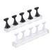 FRCOLOR Nail Art Holder Base Sets holder Art Practice Stands Art Holder Practice Stands Practice Holder crystal display stand Manicure Stand Acrylic Metal with Nail Art Stand 2.4X1.4X1.4CM Assorted Color 1