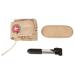 Inflatable Waist Lumbar Traction Device Lumbar Traction Belt Inflatable Reduce Pressure Lower Back Support Brace with Hand Pump (Khaki)