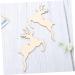 COHEALI 40 Pcs Christmas Ornaments Unfinished Christmas Wooden Wood Cutouts Accessories Manual Crafts As Shownx2pcs Size 2x2pcs - Buy Online on GoSupps.com