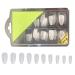 Spireworklan nail tips artificial nails for sticking 96 pieces of fake nails stable tips for gel nails nail tips with nail studio quality nail tips nail tips for gel nails D