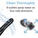 TopQuaFocus 10oz Silicone Enema Bulb Kit | Colon Cleaning Comfort | 4.8'' Tips | 294ml-red - Buy Online on GoSupps.com