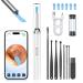 Earwax Removal Tool with 1080p Camera Ear Cleaner with 6 LED Light and Replacement Tips Ear Cleaning kit with Otoscope White