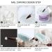 Buy GZMAYUEN Acrylic Powder for Nails - Pink White & Transparent - 10g Nail Set for Perfect DIY Acrylic Nails - Buy Online on GoSupps.com