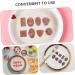 HEMOTON 16pcs Simulation Chocolate Artificial Cookie Simulated Chocolate Decor Fake Chocolates Cake Accessories Toys for Kids Bulk Toys Fake Cookies Child Marshmallow Multifunction Pvc 3.90X2.80X1.80CM 1 - Buy Online on GoSupps.com