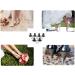 Swesy High Heel Protectors - 12 Pairs for Grass & Uneven Floors | Wedding & Outdoor Events - Transparent & Black - Buy Online on GoSupps.com