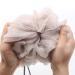 DIABO 2 Pack Long Bath Loofahs - Exfoliating Bath Sponge Shower Pouf with Rope Handles - Grey - Buy Online on GoSupps.com