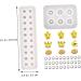 STOBOK 3 Pcs Pendant Silicone Mold Silicone Molds Sphere Beads Creative Crystal Epoxy Mold Epoxy Resin Flat As Shown 23X6.2CM - Buy Online on GoSupps.com