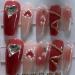 Temperament Enhancement Nail Patch Hand-Worn Nail Patch Fake Nails Love Frequency Sugar-Stained Plum wear Nail (10-Piece Pack) (Size : S) - Buy Online on GoSupps.com