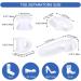 Haofy Toe Spreader Gel Kit - 4 Couples Hallux Valgus & Hammer Toe Corrector for Men & Women | Big Toe Spacers for Bunion Relief - Buy Online on GoSupps.com