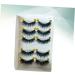 Housoutil 5 Pairs False Eyelashes False Lashes Banana Hair Claw Clips Pink Makeup Eyelashes Elf Eyebrow Pencil Fake Eyelashes Tape Dispenser Natural False Magnetic Cotton Thread 3d - Buy Online on GoSupps.com