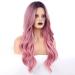 Porsmeer Pink Lure Curls Wig for Women & Girls | Natural Ombre Synthetic Hair for Everyday Cosplay & Party - Buy Online on GoSupps.com