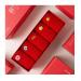 Chinese New Year Red Socks Chinese Style Embroidery Men's Cotton Socks Spring Festival Gift Good Luck Socks 5 Pairs (Color : Red Size : 39-44) 39-44 Red