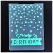 DDOUJOY Happy Birthday Background Plastic Embossing Folders for Card Making Scrapbooking and Other Paper Crafts 2101023