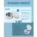 9-Piece Mini Portable Aluminium Pill Cases with 32 Blank Labels - Shatter-Proof Water-Proof Pill Organizer for Travel - All White - Buy Online on GoSupps.com