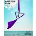 Orbsoul Aerial Silks & Yoga Hammock (Professional Grade) | Premium 100% Nylon Tricot Fabric | Full Rigging Hardware & Easy Set-up Guide | Crown Jewel - Buy Online on GoSupps.com