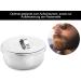 InstrumenteNRW Stainless Steel Shaving Bowl with Lid - Perfect for Classic Wet Shave | International Shipping Available - Buy Online on GoSupps.com