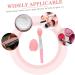 Angoily 2 Sets Lip Stick Dust Facial Tools Lip Applicator Eye Shadow Applicators Silicone Scrubber for Lady Tools Cosmetic Applicator Brush Miss Silica Gel - Buy Online on GoSupps.com