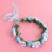 Floral Headbands | Boho Hair Wreaths for Weddings & Parties | Blue Bridal Crowns - Buy Online on GoSupps.com