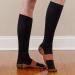 iSpchen Sporty Compression Stockings - Copper Fiber Vein Support - Black | International Shipping - Buy Online on GoSupps.com