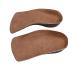 1 Pair Cork Insole Plantar Insoles Lifts Cork Shoe Insoles Car Essential Oil Diffuser Pad Warm Shoe Liners Cork Orthotics Insoles Heel Lifting Inserts TPU Correction Sheet