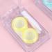Milisten Contact Lens Travel Kit - Yellow Blue Case with Tweezers & Solution Bottle for Women & Girls | International Shipping - Buy Online on GoSupps.com