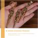 DOITOOL 3pcs Vintage Chinese Ear Cleaning Pickers Set - Brass Handcrafted Beauty Remover Tools for Crafts and Ornaments - Buy Online on GoSupps.com