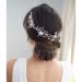 IYOU Wedding Rhinestone Hair Vine | Sparkling Crystal Silver Headband Bridal Headpiece & Flower Hair Accessories for Women & Girls - Buy Online on GoSupps.com