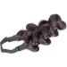 BOBIYA Kinky Gourd Synthetic Hair Braided Headband Wide Plaited Headband Elastic Stretch Plait Hair Headband (Brunette Brown) - Buy Online on GoSupps.com