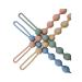 Baeymonkay Pacifier Clip Set - Silicone Cord Leashes with Woodern Clips | 2 Pack Teething Toy Holder for Baby Boy Girl | Food Grade Silicone | 0-3 Months Straps - Buy Online on GoSupps.com