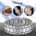 Vicmag 3x Magnetic Hardship Men - Lymphatic Drainage Titanium Steel for Arthritis | Adjustable Magnet Health with Free Tools & Gift Box (Silver) - Buy Online on GoSupps.com