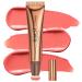 Mysense Liquid Blush Makeup Cream Blush Beauty Wand Liquid Face Concealer Contouring with Cushion Applicator Natural Matte Finish Blendable Super Silky Cream Blush Stick 02 Peach Pink Blush #02 Liquid Blush Wand - Peach Pink