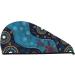 Bohemian Turtle Microfiber Hair Towel - Soft Super Absorbent Wrap for All Hair Types - Quick Dry Coral Velvet Cap for Women - Buy Online on GoSupps.com