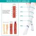 T.E.D. Anti Embolism Stockings 15-20 mmHg Compression with Inspect Toe Hole - White 1 Pair - Buy Online on GoSupps.com