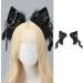 hgnxa Furry Foxes Ears Cats Girls Cosplays Hair Accessories Cute Plush Ear Headband Feathers l Decorations Role Playing Black - Buy Online on GoSupps.com