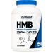 Nutricost HMB (Beta-Hydroxy Beta-Methylbutyrate) 1000mg (240 Capsules) - 500mg Per Capsule, 120 Servings - Gluten Free and Non-GMO 240 Count (Pack of 1)