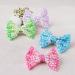 BasicSense 4 Pieces Shiny Rhinestone Small Bow Crocodile Alligator Hair Clips for Girls Gold - Peach - Buy Online on GoSupps.com