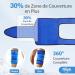 Buy Hilph Big Knee Cooling Cuff & Ovid Cooling Pad - Best Knee Cooling Compress for Swelling & Recovery | Perfect for Knee Replacement - Blue - Buy Online on GoSupps.com