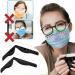 Boqqu Fogless Accessories for Glasses | 5/10 Silicone Anti-Fog Nose Bridge Pads | Prevents Fogging | Yellow - Buy Online on GoSupps.com